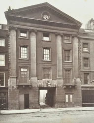 Ansicht des Middle Temple Gate House, London, 1885