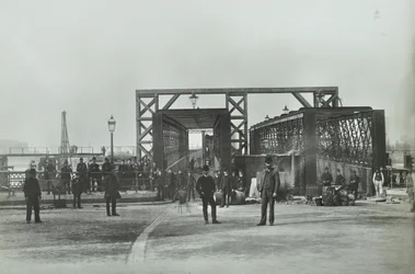 Ansicht der Woolwich Ferry, 1889