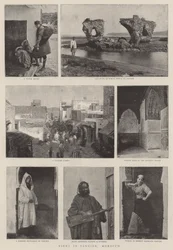 Ansichten in Tanger, Marokko