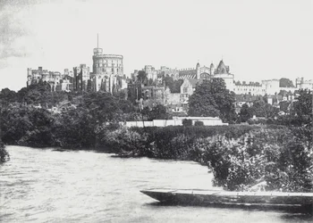 Schloss Windsor von der Themse