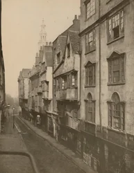 Wych Street, Südseite, Blick nach Osten, London