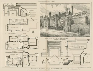15 Little Holland House, Kensington, die Residenz und Studios von G. F. Watts, RA