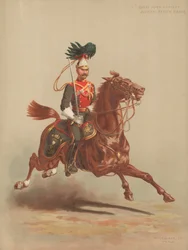 5. Royal Irish Lancers, Offizier, Paradeuniform