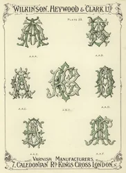 AAA, AAB, AAC, ABC, AAD, AAE, AAF