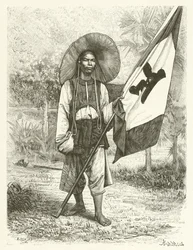 Ein chinesischer Soldat