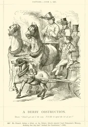 Ein Derby-Hindernis (Stich)