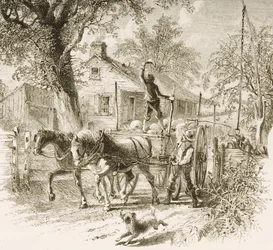 Ein Gehöft in Kansas, aus 