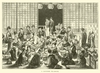 Ein japanisches Teehaus
