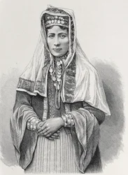Eine kurdische Frau, aus 