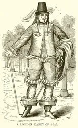 Ein Londoner Dandy von 1646