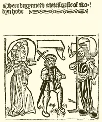 Eine kleine Geschichte von Robin Hood, gedruckt von Wynkyn de Worde