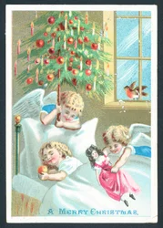 Fröhliche Weihnachten - Grußkarte