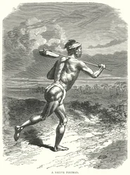 Ein einheimischer Postbote