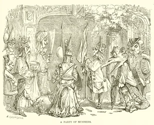 Eine Gruppe von Mummenschanz