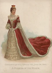 Eine Peeress des Reiches (Chromolitho)