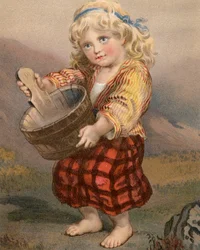 Ein schottisches Mädchen