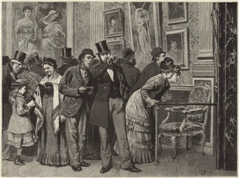 Ein Sonntagnachmittag in einer Kunstgalerie