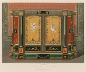Ein Holzkabinett von Levien, London