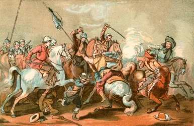 Ein Kavalleriegefecht