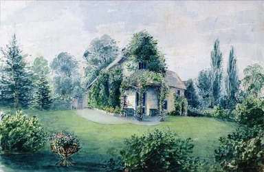Eine Gartenlaube