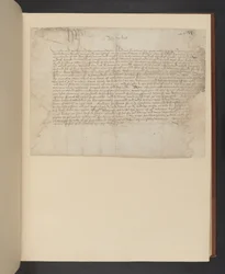 Ein Brief von Heinrich VII. an den Ritter Sir Gilbert Talbot, Add MS 46454, f.6r