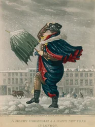 Ein fröhliches Weihnachten und ein glückliches neues Jahr in London