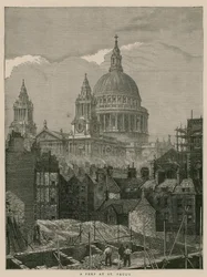 Ein Blick auf St. Pauls, London