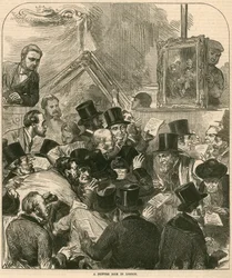 Eine Bildauktion in London