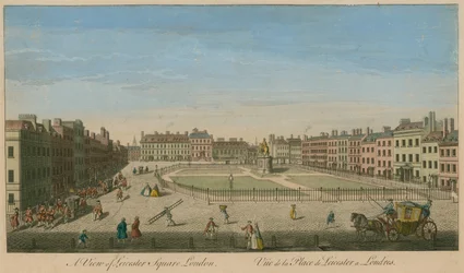 Eine Ansicht des Leicester Square, London