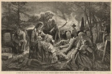 Ein seltsames und gespenstisches Ereignis während des Chicago-Feuers