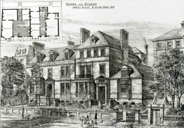 Abbey Place, St. Johns Wood, aus The Building News, 18. Januar 1878