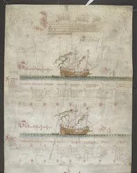 Die Galeasse Großmeisterin und Anne Gallant, aus 