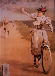 Werbung für Humber-Fahrräder, um 1898