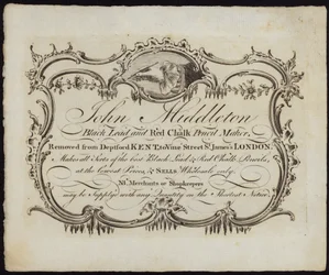 Werbung für John Middleton