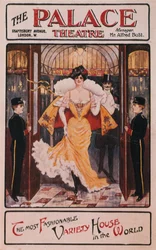 Werbung für das Palace Theatre