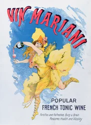 Werbung für Vin Mariani aus Theatre magazine, 1901