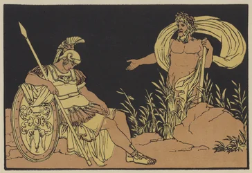 Aeneas und Tiber