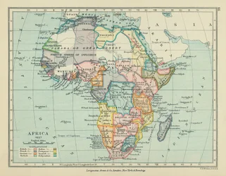 Afrika (Farblithografie)