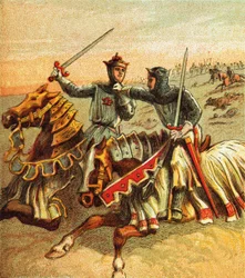 Nach der Schlacht von Crécy