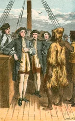 Alexander Selkirk an Bord gebracht