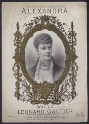 Alexandra, ein Walzer von Leonard Gautier (Farblitho)
