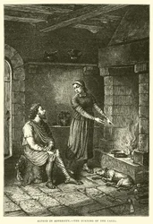 Alfred in Not, das Verbrennen der Kuchen