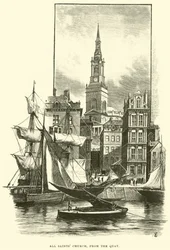 Allerheiligenkirche vom Kai aus