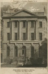 Haus der Amicable Society, Serjeants Inn, Fleet Street, London