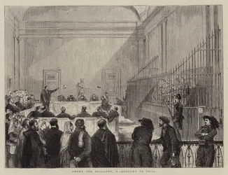 Unter den Briganten, V, vor Gericht gebracht