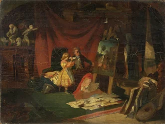 Ein Künstleratelier