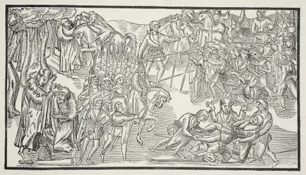 Der letzte Kampf eines irischen Häuptlings, 1581