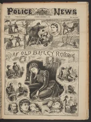 Ein Old Bailey Reverie, aus The Illustrated Police News, Samstag, 6. Dezember 1890