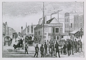 Ein frühes Treffen der Heilsarmee