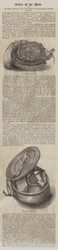 Alter Skippet und Hanaper im Public Record Office (Gravur)